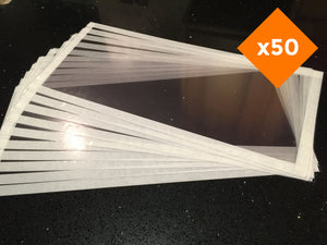 Sand Blasting Cabinet Protection Screens x 50 Quantity